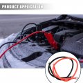 X Autohaux 2pcs 2 Awg Gauge 120cm 5 16 Red Black Battery Cables Power Inverter Wire Set With Sc Terminals Positive Negative For