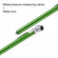 X Autohaux 5pcs 10-100psi Dual Head Stainless Steel Truck Pen Tyre Tire Air Pressure Gauge Grip For Bike Atv Car Suv Large