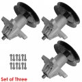 Caltric 3 Spindle Assembly With Pulley Bolt Troy Bilt Mustang 54 Xp 2013-2014