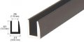 Crl Duranodic Bronze 1 4 Single Channel With 5 8 High Wall 48 Long