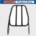 Motorcycle Backrest Sissy Bar W Pad And Luggage Rack Replacement For Cmx500 Cmx300 2017-2022 Black