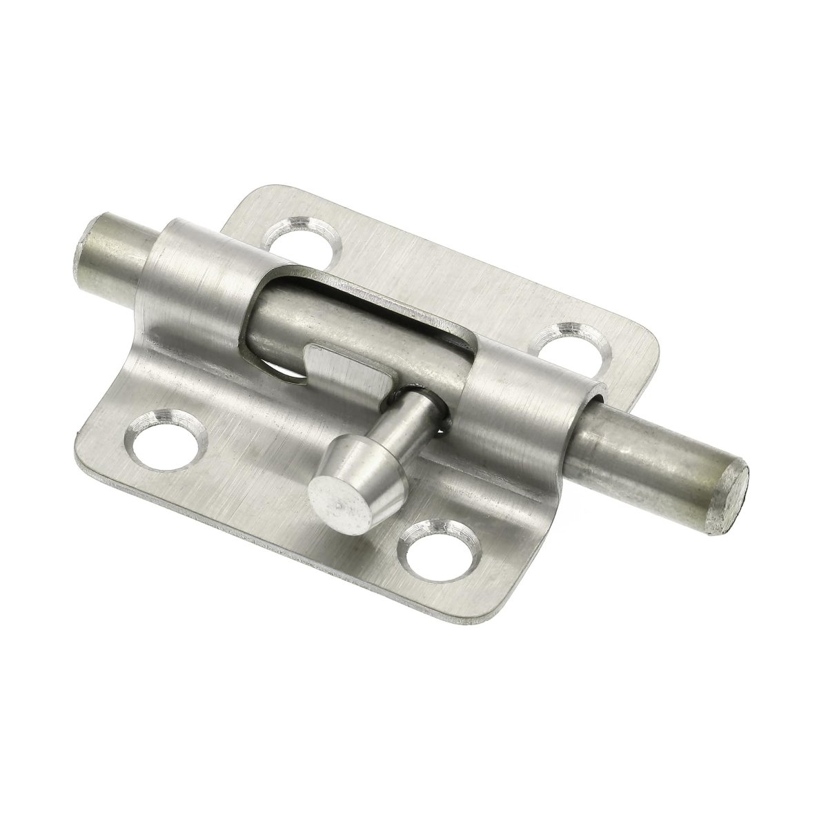 U 117531 Slide Barrel Bolt Latch 2 5 In Stainless Steel Door And Gate Lock With Mounting Screws Single Pack