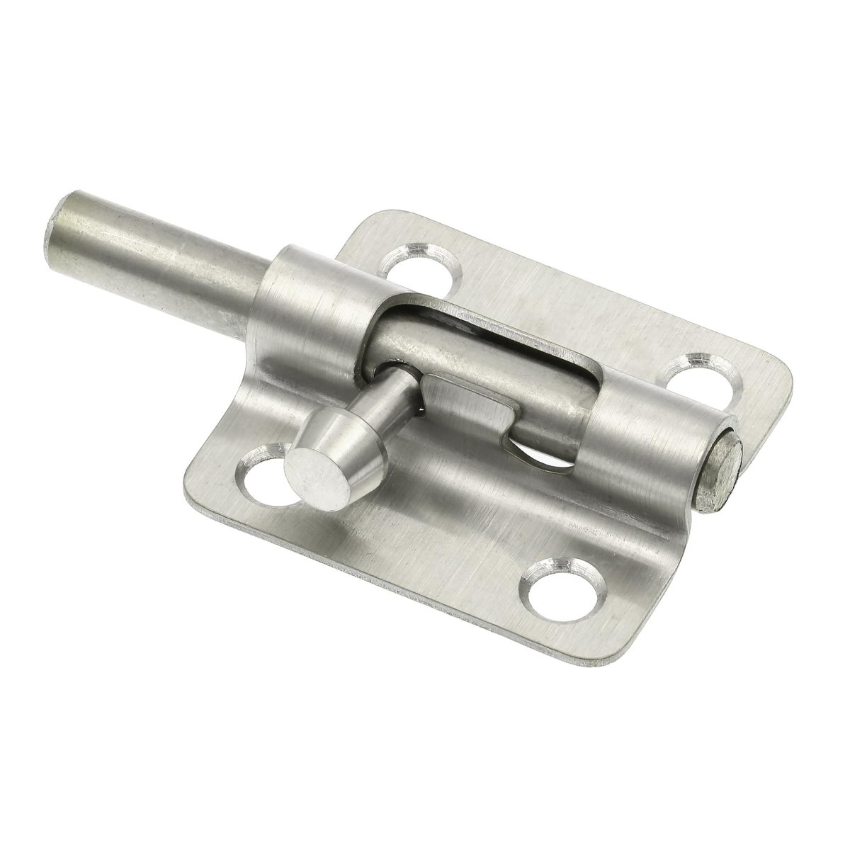 U 117531 Slide Barrel Bolt Latch 2 5 In Stainless Steel Door And Gate Lock With Mounting Screws Single Pack