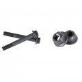 Wflnhb Pair 722-020 Rear Leaf Spring Shackle Repair Kit 2pc W Bushing Replacement For Dakota Mitsubishi Raider