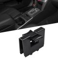 Black Center Console Cup Holder Insert Divider For Su Baru Outback Legacy 2010-2014 Will Not Fit On Manual Transmission Models 