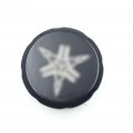 Xkh- Motorcycle Black Fluid Reservoir Cap Cover Engraved Compatible With 2001-2002 Yzf-r6 2006-2008 2000-2003 Yzf-r1 Compatible