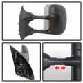 Acanii Telescoping Extend Towing Manual Non Heat Mirror Driver Side For 99-07 F250 F550 Superduty 00 01 02 03 04 05 06