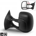 Acanii Telescoping Extend Towing Manual Non Heat Mirror Driver Side For 99-07 F250 F550 Superduty 00 01 02 03 04 05 06