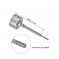 Uxcell Wall Hole Drill Bit 100mm Concrete Cement Stone Saw Cutter 240mming Depth Round Shank With Connecting Rod For Sds X4