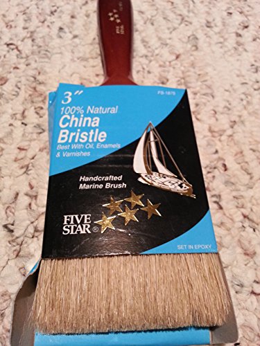 3 In 100 Natural China Bristle Paint Brush For Oil Enamels And Varnishes Fs-1875 Flagged