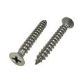 10 X 1-1 4 Stainless Steel Flat Head Sheet Metal Screws Box Of 100 