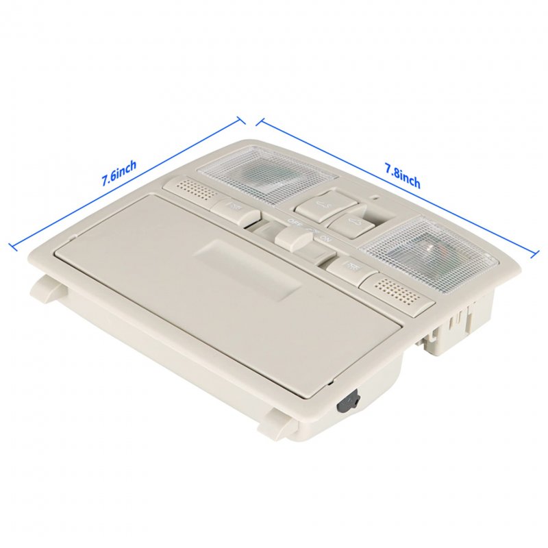 Overhead Console Reading Light Replacement For 2009 2010 2011 Mazda 6 Beige Gs4c-69-970d-30 Gs4c69970d75
