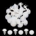 Uxcell 20pcs 8mm Hole Plastic Push In Rivet Interior Trim Panel Car Door Clips