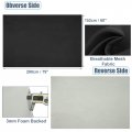 X Autohaux Breathable Mesh Fabric 79 Length 60 Width Foam Backed For Car Truck Rv Suv Interior Trim Protect Aging Broken Faded