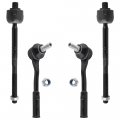 4pcs Front Inner And Outer Tie Rod Ends For Mercedes Benz Cl500 Cl55 Amg Cl600 Cl65 S350 S430 S500 S55 S600 S65 Sl500 Sl550 