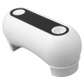 White Automatic Toilet Flusher Infrared Sensing Abs Material Non Touch Touchless 0 25s Induction Flush Tool 2000mah