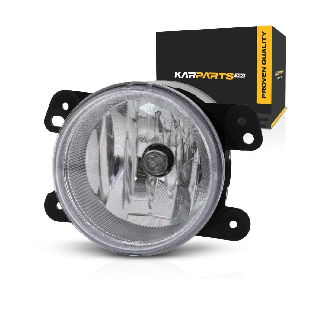 Fog Light Assembly For 2011 2012 2013 Jeep Grand Cherokee Driver Or Passenger Side Single Piece With Bulbs Dot Certified