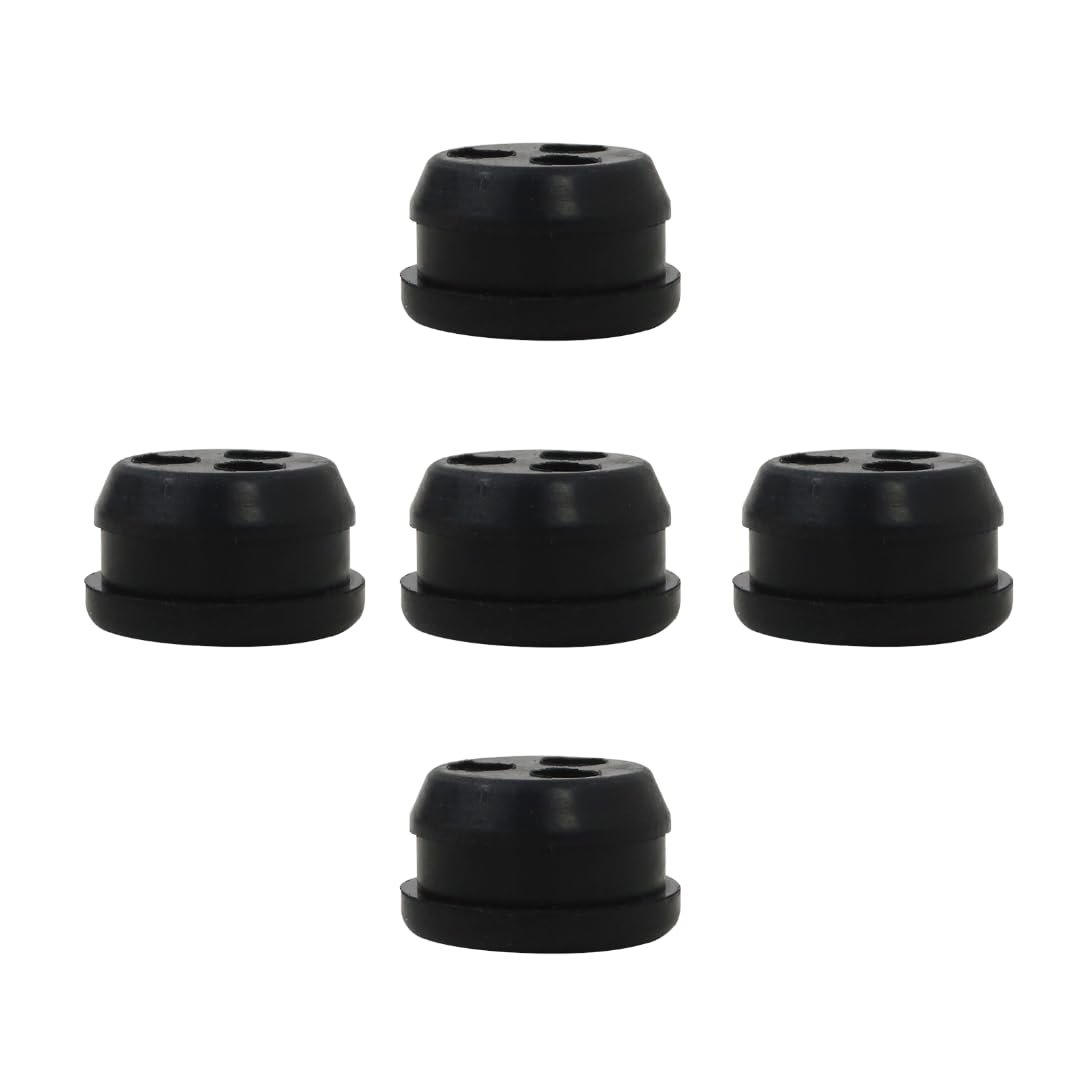 5pcs 13211546730 Fuel Gas Tank Grommet 3 Hole Black Gromment For Srm-211u Srm-210sb Srm-211sb Srm-225 Srm-340 Srm-310 Repl