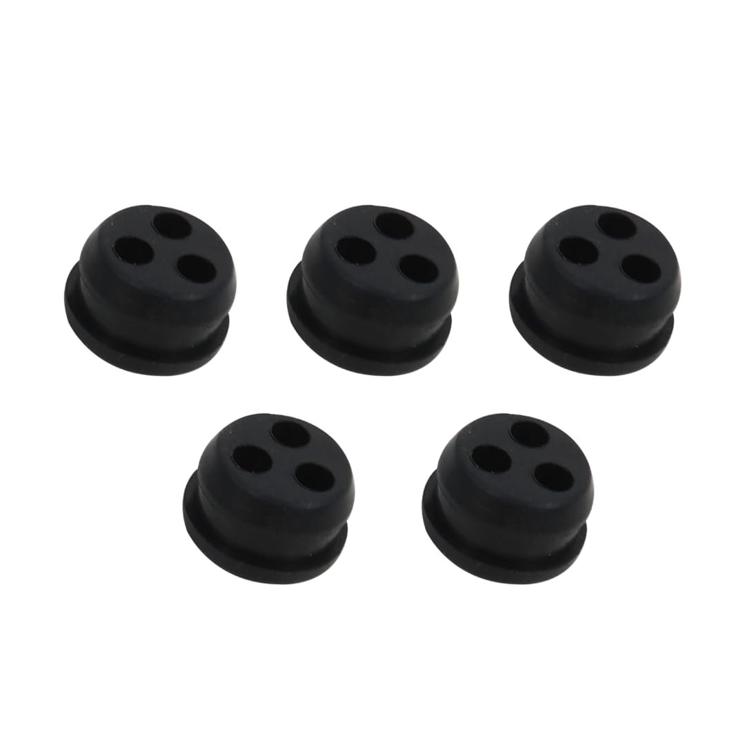 5pcs 13211546730 Fuel Gas Tank Grommet 3 Hole Black Gromment For Srm-211u Srm-210sb Srm-211sb Srm-225 Srm-340 Srm-310 Repl
