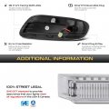 Vipmotoz Chrome Housing Full Led Front Fender Side Marker Light Turn Signal Blinker Lamp Assembly Replacement For Mini Cooper