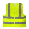 Neiko 53956a High-visibility Safety Vest With Reflective Strips For Emergency Construction And Use Neon Yellow Medium 
