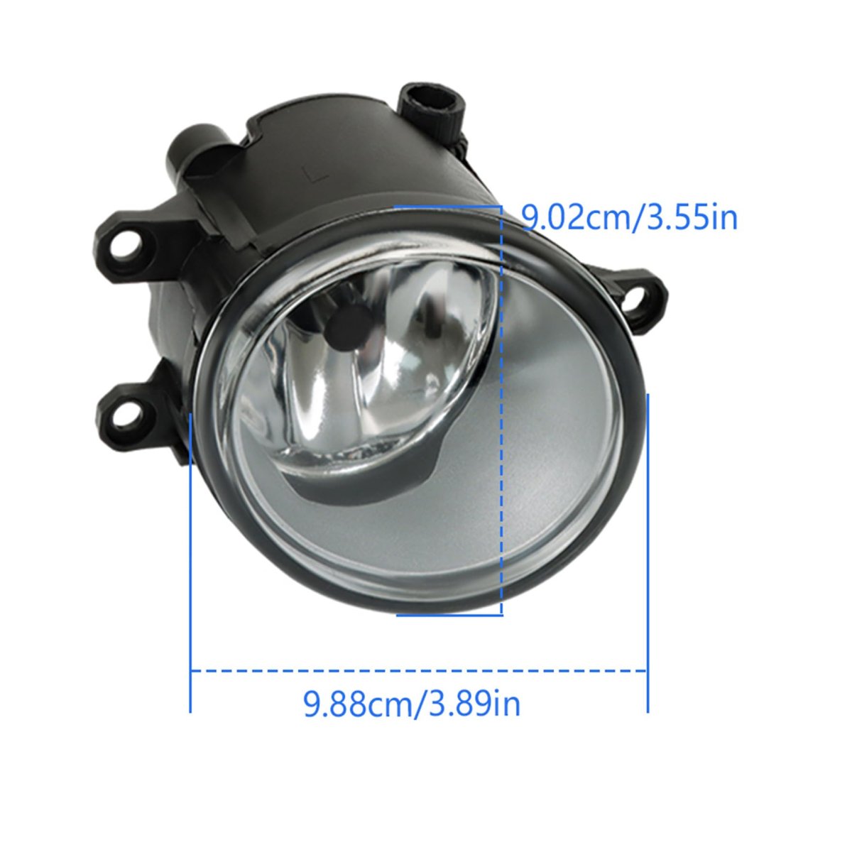 Fog Light Assembly Pair For Camry Yaris Rav4 4runner Avalon Prius Corolla Highlander Matrix Chrome Halogen Lh Rh Replacement