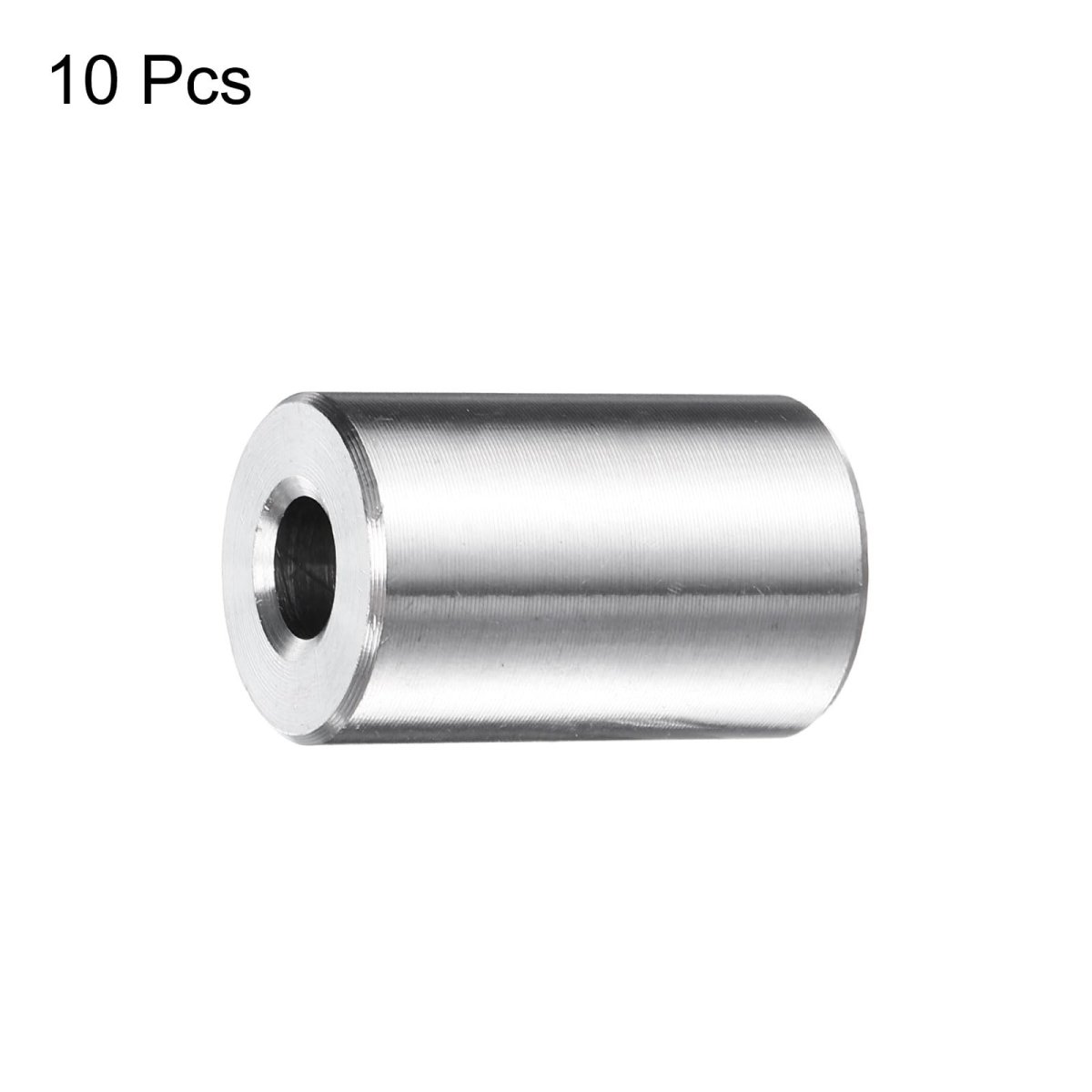 10 Pcs Stainless Steel Spacer 4 Bore X 5 8 Od Length Screw Bushing Plain Finish Round Metal For 1 Screws Bolts And Rods