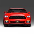 Ipick Image Ford Mustang In Yellow Uv Graphic 100 Real Black Carbon Fiber License Plate
