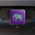 Mosaic Elephant Tow Trailer Hitch Cover Plug Insert