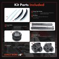 A-premium Engine Timing Chain Kit W Tensioners Sprocket Rail Shoes Fits Dohc 6cyl 3 0l Compatible With Ford Fusion 2006-2009