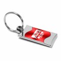 Au-tomotive Gold Inc Officially Licensed Red Rectangular Wave Key Fob For Jeep Grill Desing