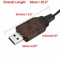 Uxcell Sm-2p Positive Usb Charging Cable For Rc Car 7 2 V 250 Ma Ni-mh Ni-cd Battery