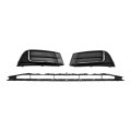 No 8vd807671 Front Lower Hood Bumper Grille For Audi A3 A3pa 2017-2020 Kidney Grill Sedan With Trim Black 1 Set