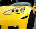 Originaleuro Front Rear Black Smoked Led Lens Side Marker Light Compatible For Chevy Corvette C6 05-13
