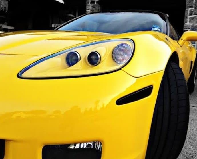 Originaleuro Front Rear Black Smoked Led Lens Side Marker Light Compatible For Chevy Corvette C6 05-13