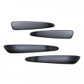 Originaleuro Front Rear Black Smoked Led Lens Side Marker Light Compatible For Chevy Corvette C6 05-13 
