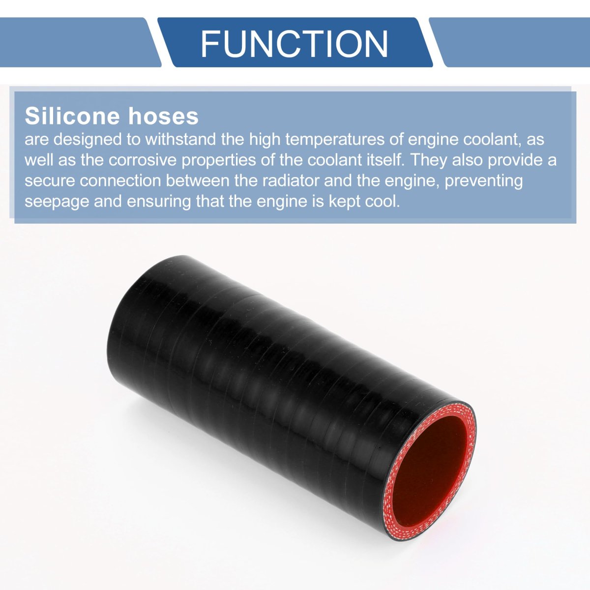 Straight Coupler Silicone Hose 1 65 Id 5 Length 0 Degree Universal Car Coolant 4-ply 5mm Thickness Air Intake Turbo Intercooler