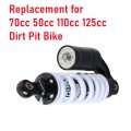 Gxywady Dirt Pit Bike 280mm Rear Shock Absorber 11 Suspension Replacement For 50cc 70cc 110cc 125cc