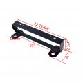 10 Red High-grade Billet Aluminum Hawse Fairlead 8000-15000 Lbs 254mm Flip-up Mounted License Plate Holder Kit