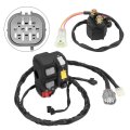 Handlebar Starter Relay Switch For Honda Recon 250 Es Trx250te 2007-2020 Electric Shift 35140-hm8-b73 35140-hm8-b51