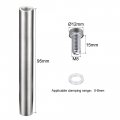 Uxcell 1 2 Dia X 4 12x100mm Standoff Screws Wall Mount Sign Holders Acrylic Glass Nails 5pcs