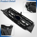 Chrome And Black Front Bumper Upper Grille Replacement For Tacoma 2005-2011 5310004360 Plastic