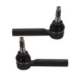 Tie Rod Ends Front Outer Driver And Passenger Side Pair For Lincoln Aviator 2003 2004 2005 Non Adjustable Greasable Replacement 