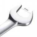 Uxcell Combination Wrench With Offset Box End And Angled Open Metric Mirror-chrome Plated High Carbon Steel 27mm