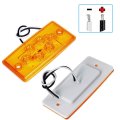 Npauto Cab Lights 6 Led Amber Roof Top Clearance Marker For Heavy Duty Trucks Trailers Waterproof 5 Pcs 