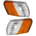 Side Marker Lights Pair For 1992 To 1995 Ford Taurus L Gl Lx Se Driver And Passenger Replaces Fo2550109 Fo2551107 F2dz 15a201f 