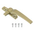 1pcs Casement Window Locking Handle Zinc Alloy Grasp Grip Right Hand For Windows Champagne Color 