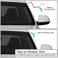 Ford Explorer Mercury Mountaineer Lincoln Aviator 4pcs Tape-on Window Visor Deflector Rain Guard