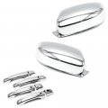 Erush Combo Top Half Mirror Handles With Smart Key Cutout For 2011-2016 Chrysler 300c 