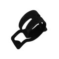 Hose Clamp For Ram 3500 2011 To 2021 Passenger Side Part Number Black Alloy Steel Standard Style 